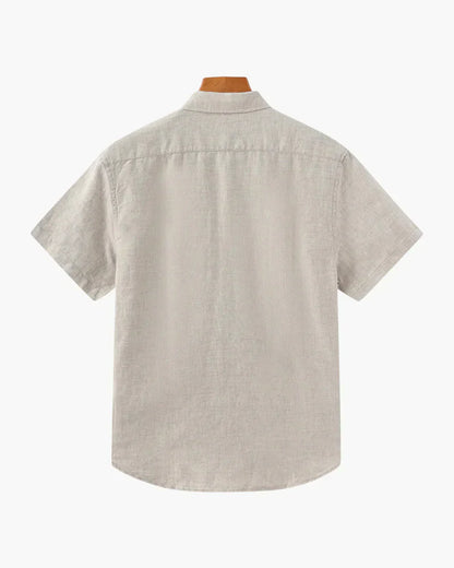 Cape Harbor Linen Shirt – Sand Beige