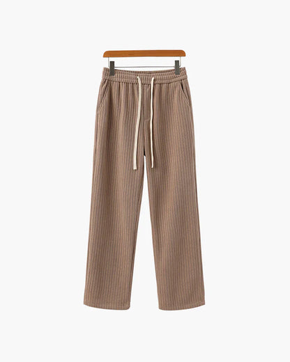 Roman Crest Trousers – Sand Nude