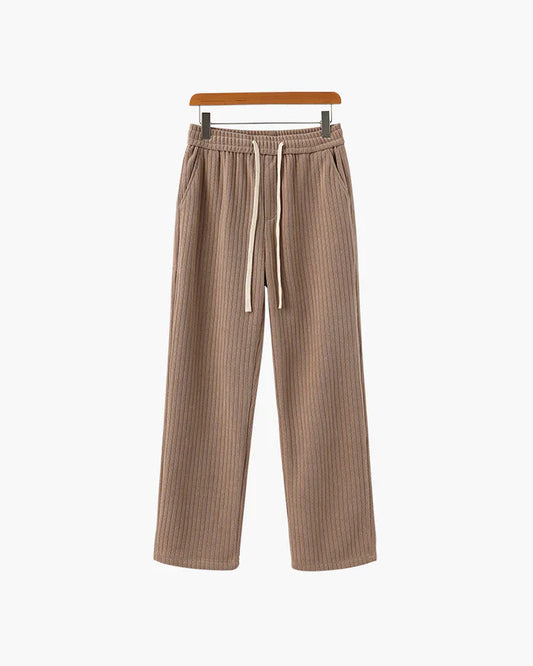Roman Crest Trousers – Sand Nude