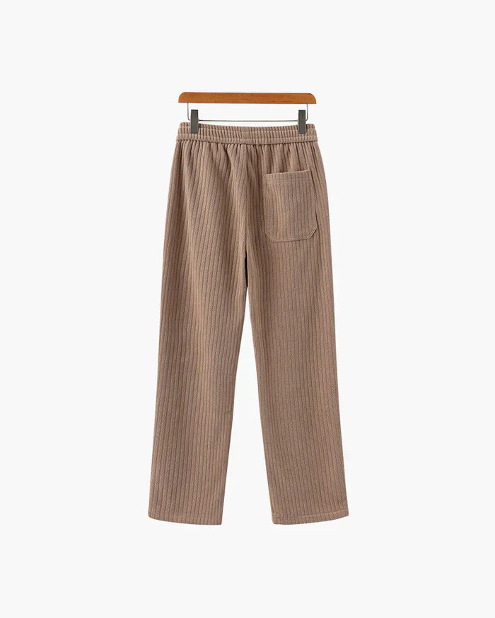Roman Crest Trousers – Sand Nude