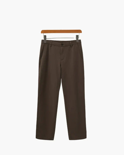 Valmere Tailored Trousers – Espresso Brown