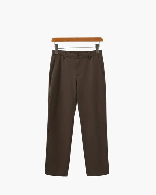 Valmere Tailored Trousers – Espresso Brown