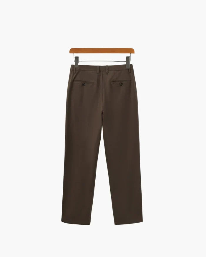 Valmere Tailored Trousers – Espresso Brown