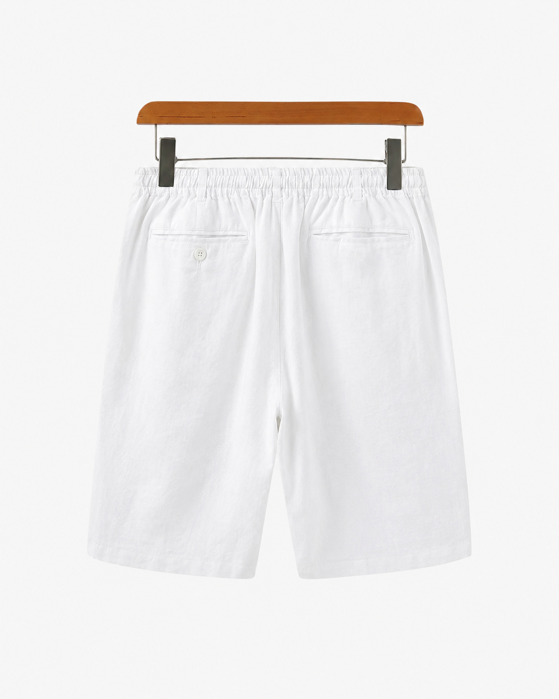 Porto Linen Shorts – Pure White